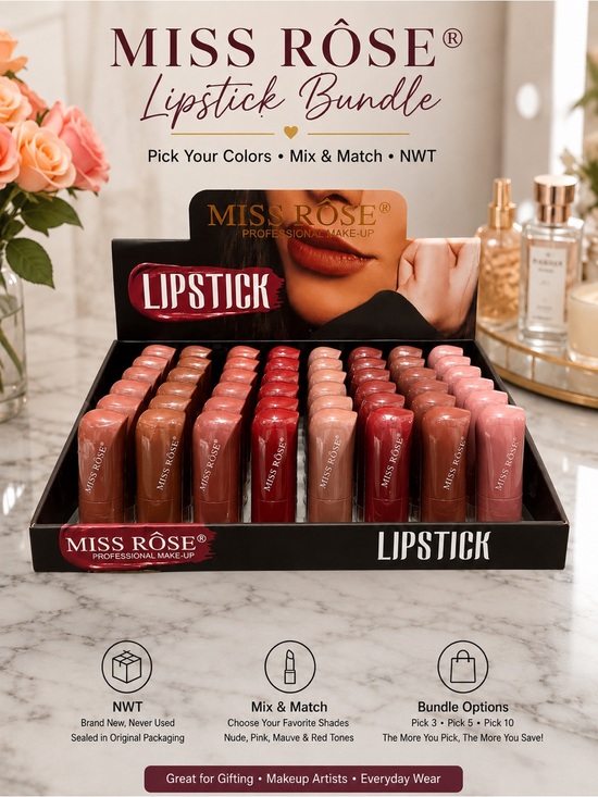 miss rose Other - MISS ROSE Lipstick Singles & Bundle NWT | Pick Your Colors | Mix & Match